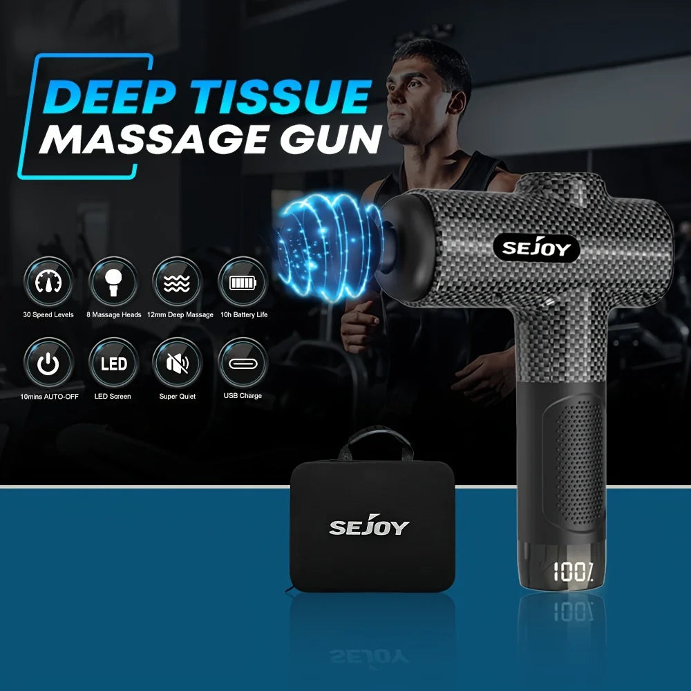 Sejoy Tragbare Massagepistole – Tiefengewebemassage für maximale Entspannung