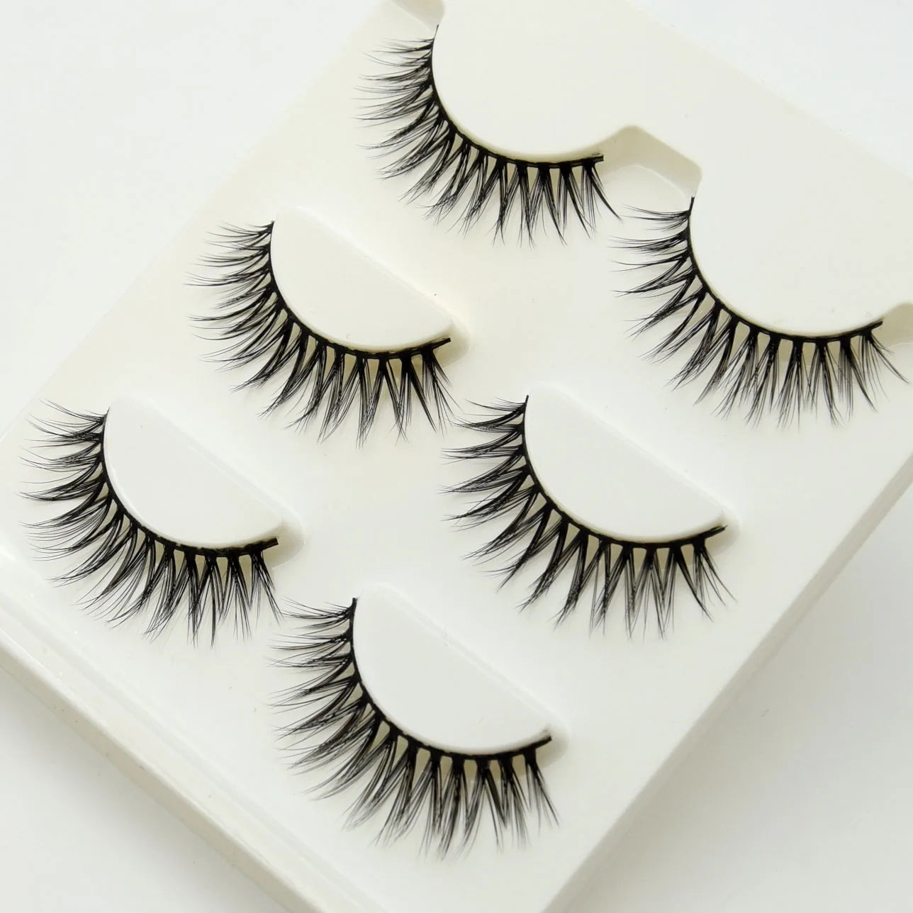 Visofree 3/10 Pairs Faux Mink Lashes Make Up Eyelashes Thick False Cils Reusable Eyelash Extension Hand Made Fake Eyelashes Q01