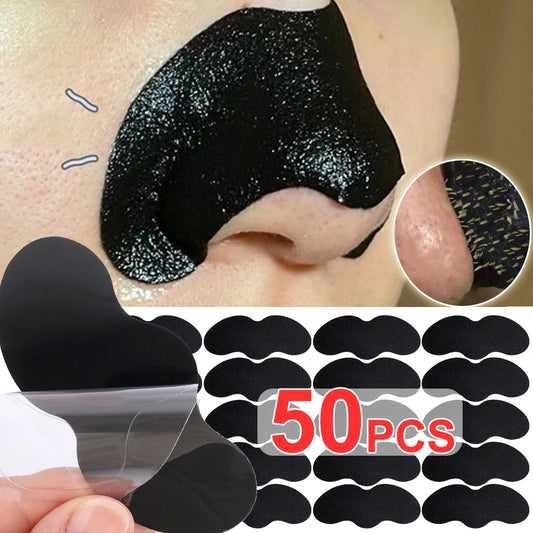 10-50 Stück Mitesser-Entferner Maske Schwarze Punkte Akne Behandlungsmaske Nasensticker Reiniger Nasenporen Tiefenreinigende Streifen Make-up Werkzeug