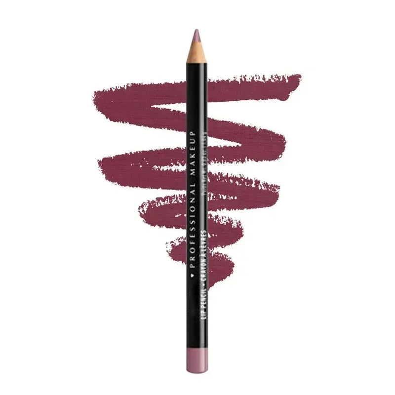 Slim Lip Pencil Waterproof Plumping Long-Lasting Creamy Lip Liner Natural Nude Brown Matte Lip Liner Professional Contour Makeup