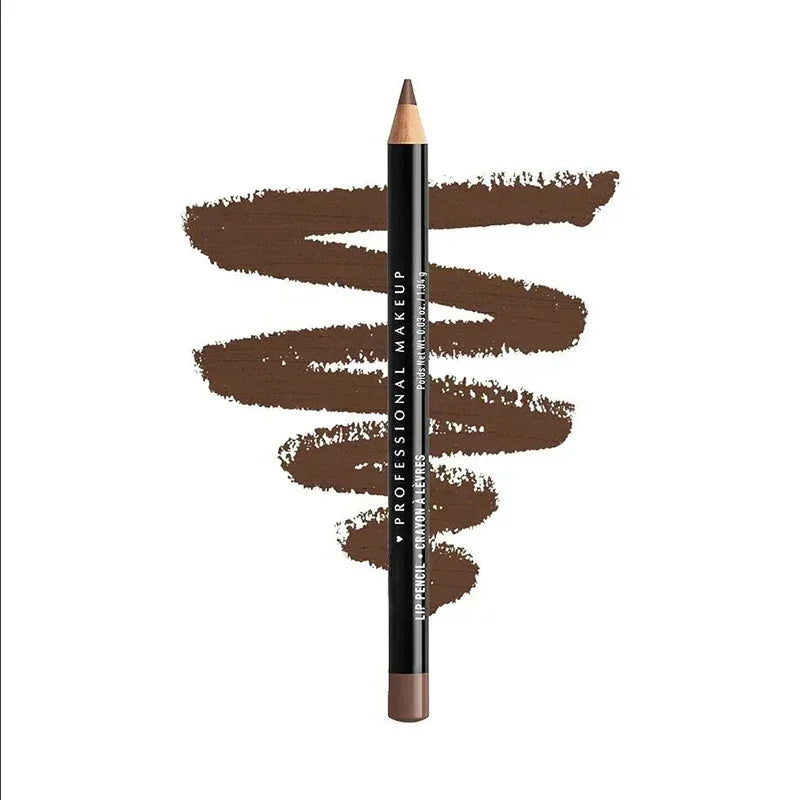 Slim Lip Pencil Waterproof Plumping Long-Lasting Creamy Lip Liner Natural Nude Brown Matte Lip Liner Professional Contour Makeup