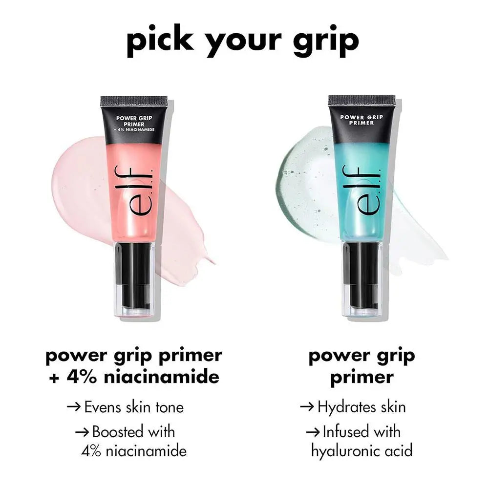 Power Grip Primer Gel Hyaluronic & 4% Niacinamide Brightening Acid Hydrating Long-lasting Moisturizing Wear Makeup Cosmetics