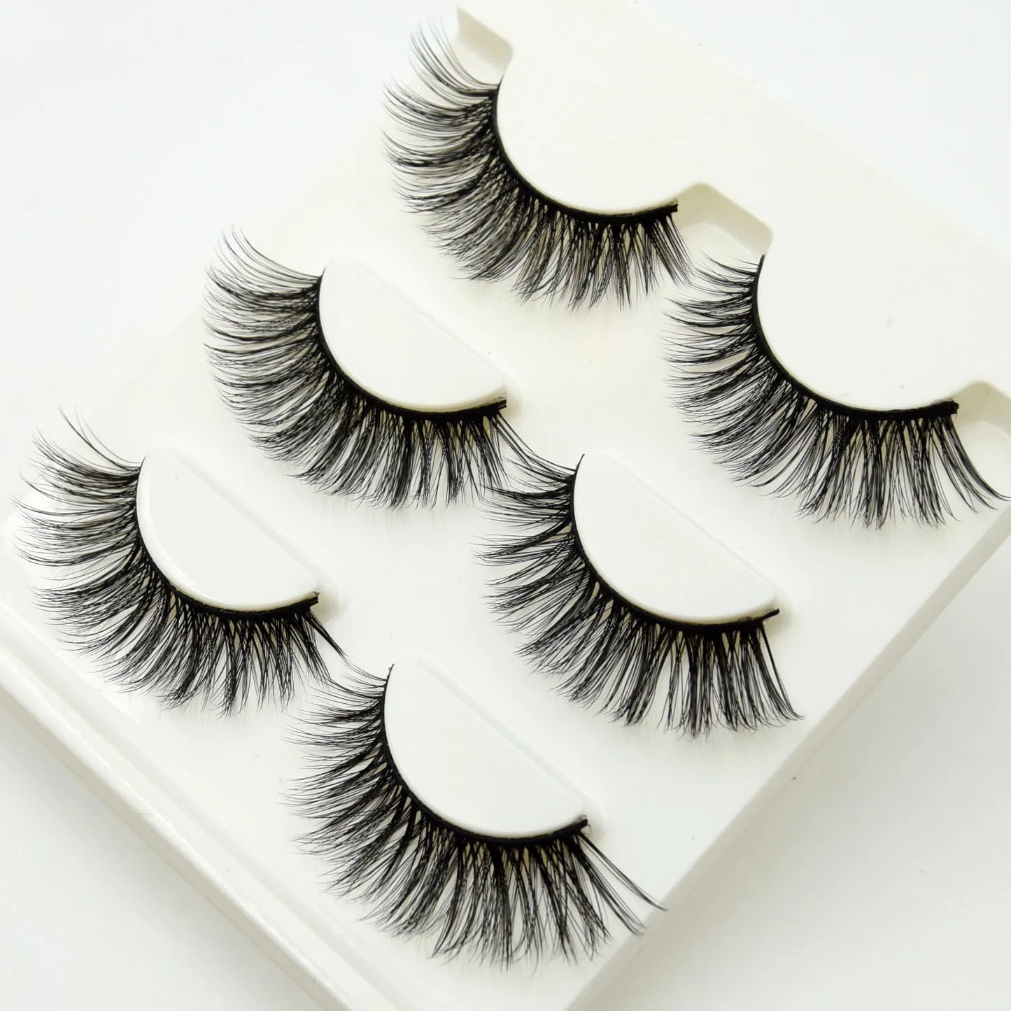 Visofree 3/10 Pairs Faux Mink Lashes Make Up Eyelashes Thick False Cils Natural Eyelash Extension Hand Made Fake Eyelashes Q03